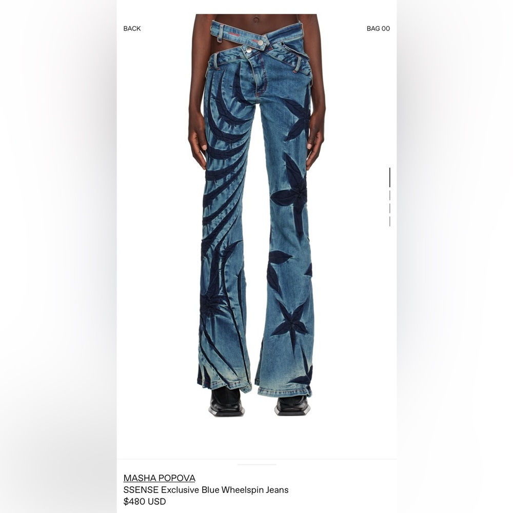 MASHA POPOVA JEANS SSENSE